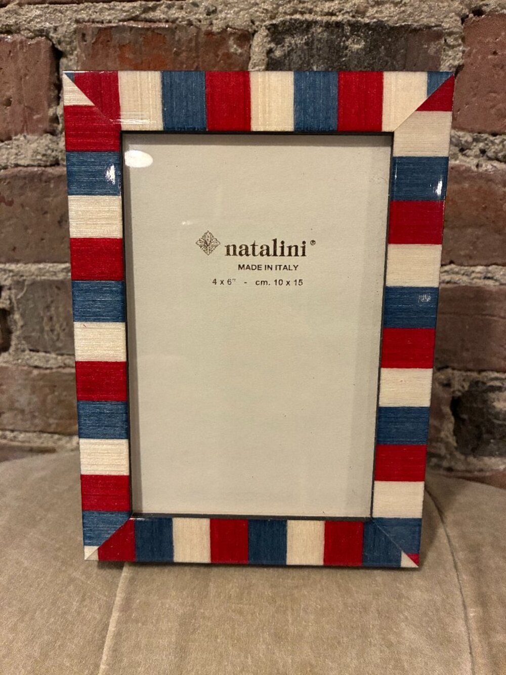 Natalini~ Red, White, + Blue Patriotic Frame (4x6")